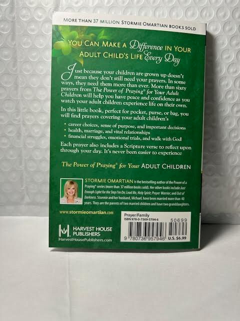 Power of Praying for Your Adult Children (NEW) $5.00 – Shipping $1.25