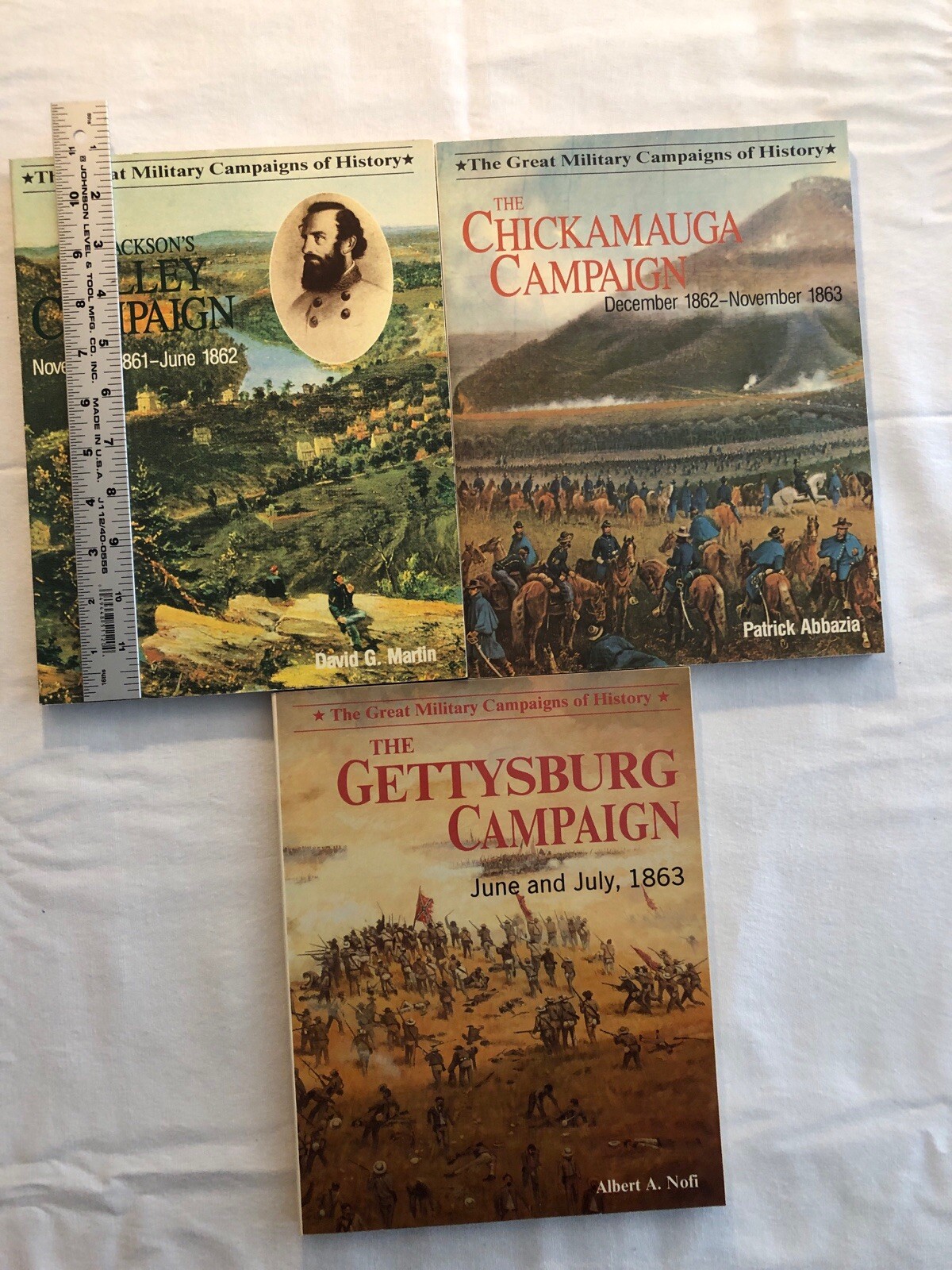 The Great Military Campaigns of History Series Book Lot of 3