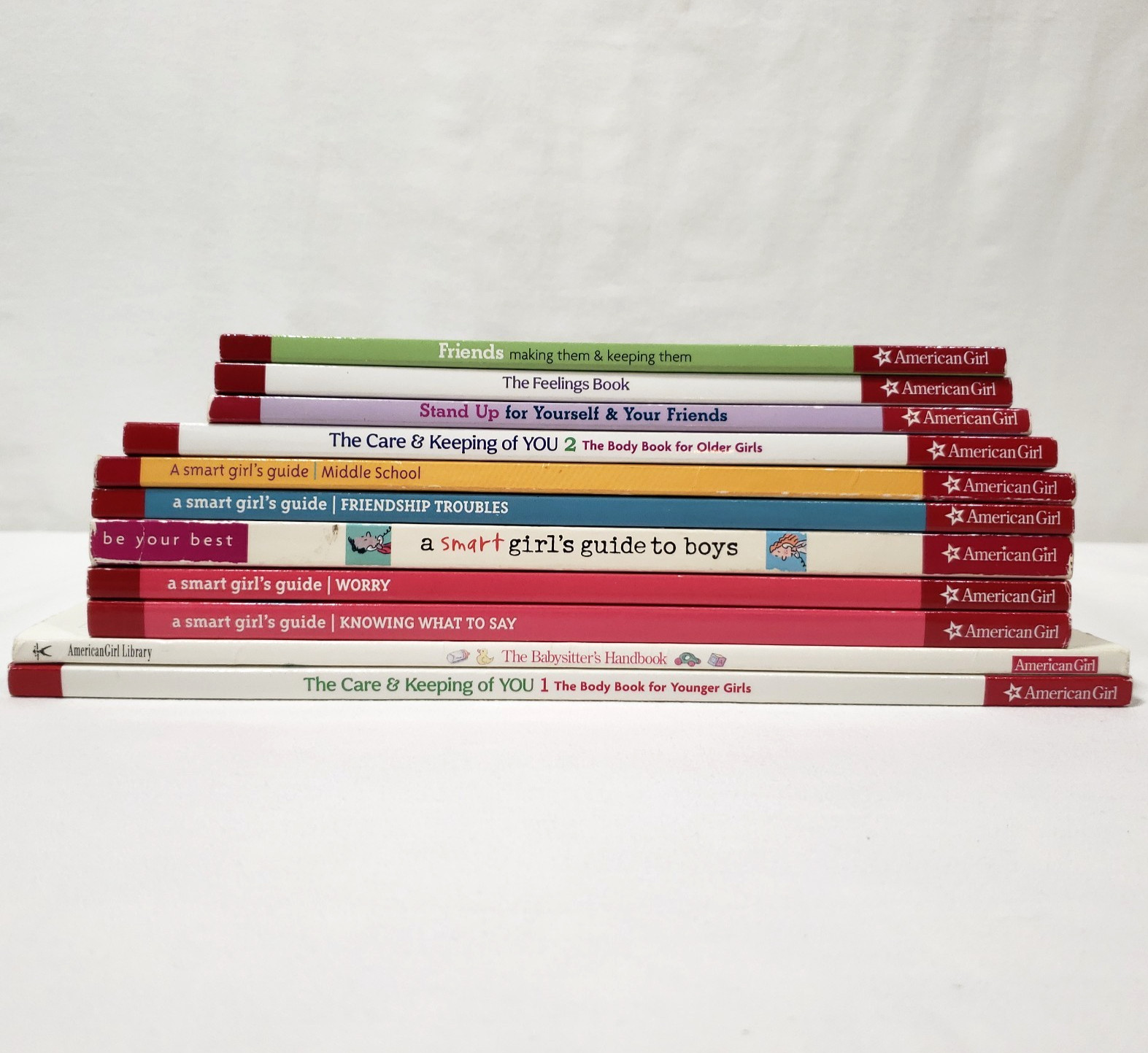 American Girl Books Lot Of 11 Smart Girls Guide Care And Keeping Nonfiction Set