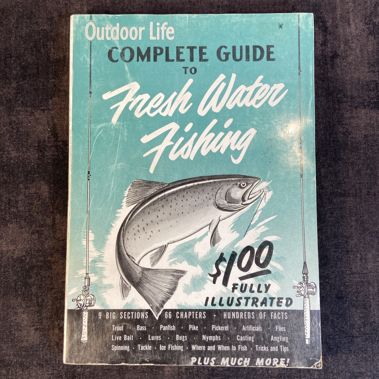 Outdoor Life -Complete Guide To Fresh Water Fishing-1952 First Edition-250 Pages