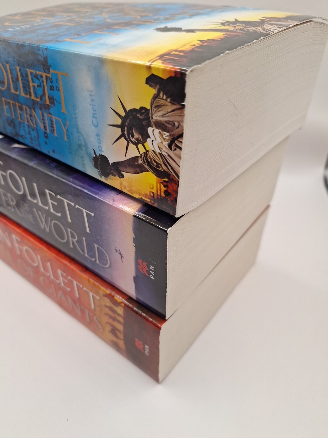 Ken Follet’s Century Trilogy, Books Paperback Like New 1,2 And 3 Lot Of 3