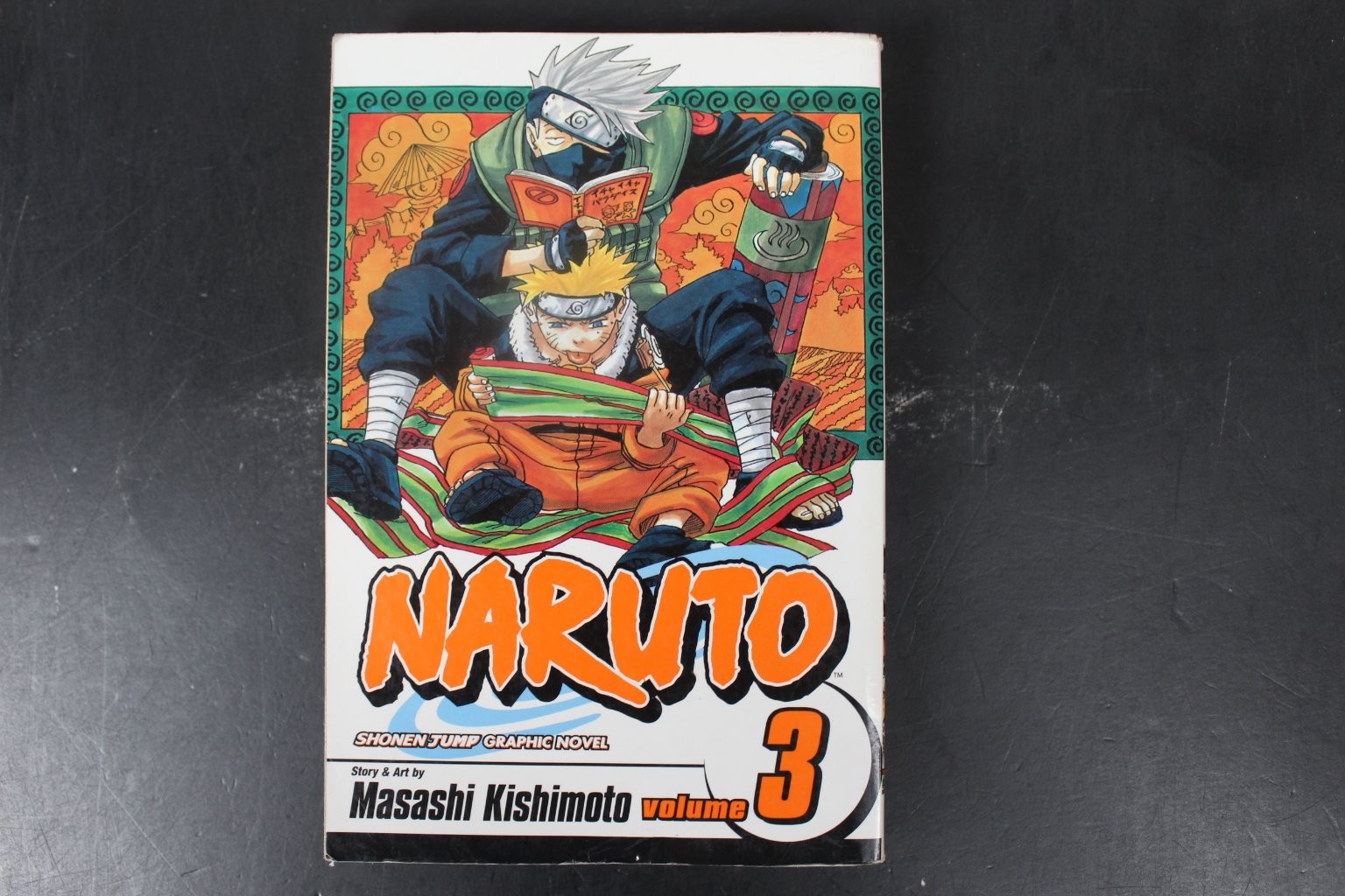 Naruto Vol 3 Bridge of Courage Masashi Kishimoto Manga Graphic Novel VIZ Media