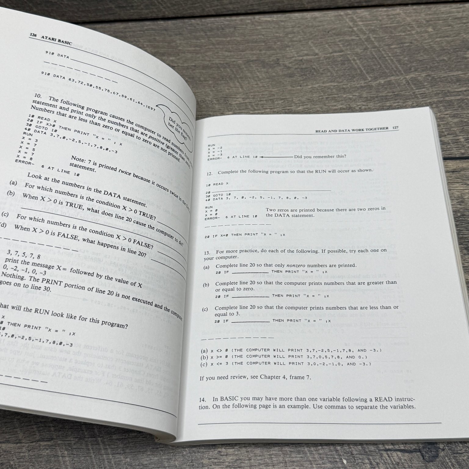 Your ATARI Computer & ATARI BASIC Programming Guides Atari 400/800