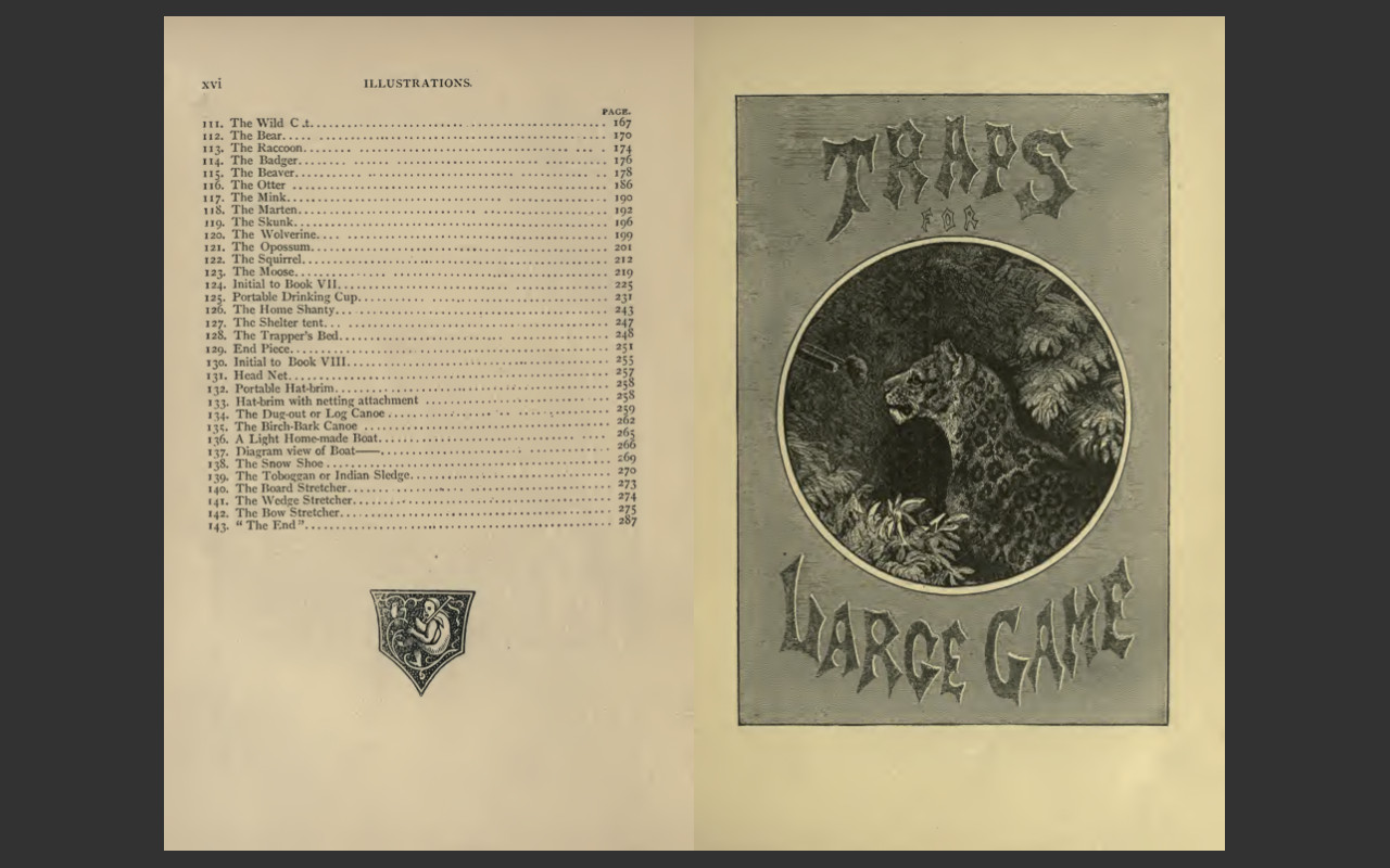 Camp Life in the Woods and the Tricks of Trapping and Trap Making -E-Book CD-ROM