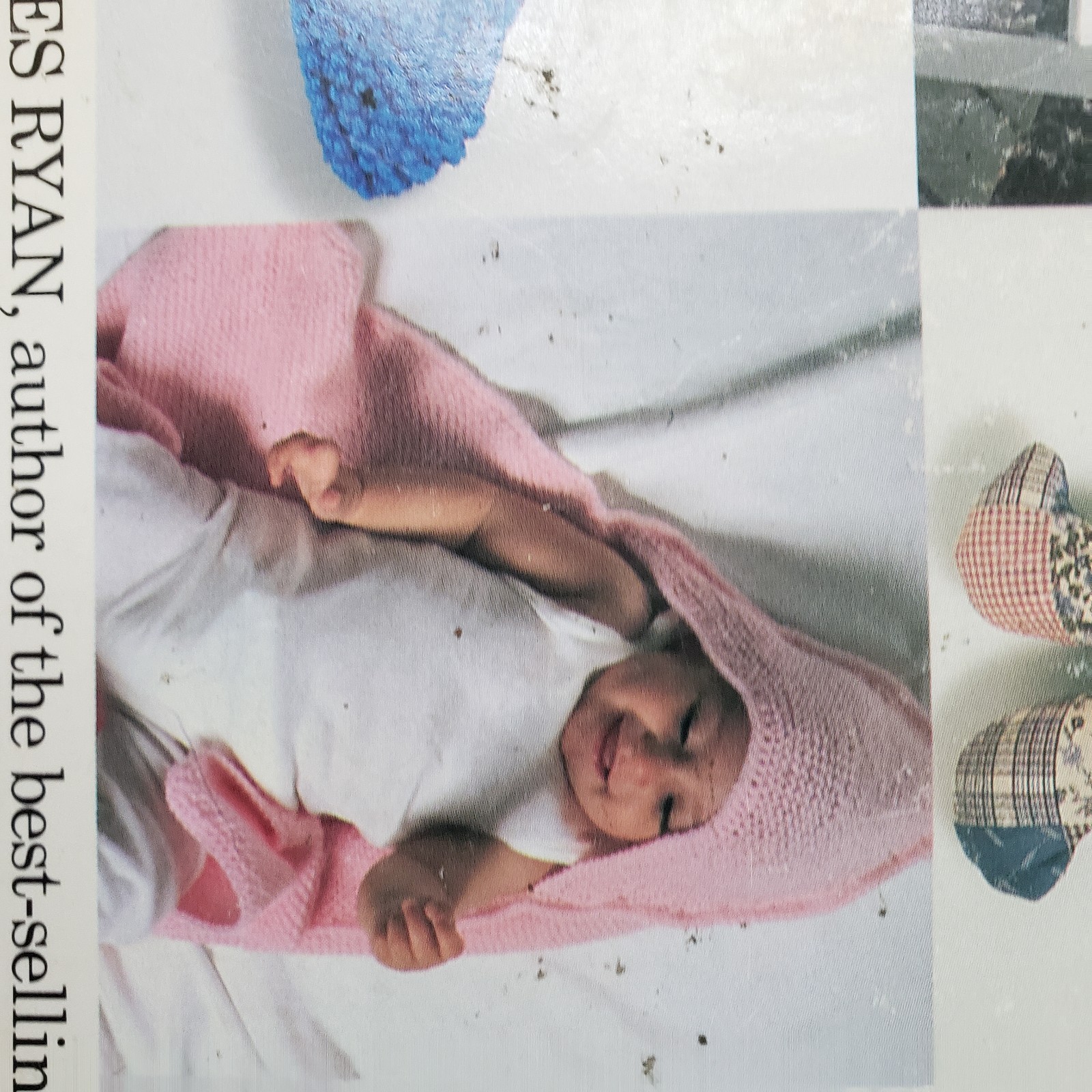 Latge Print Needlecraft Book Mildred Graves Ryan 51 Projects Knit Crochet Needle