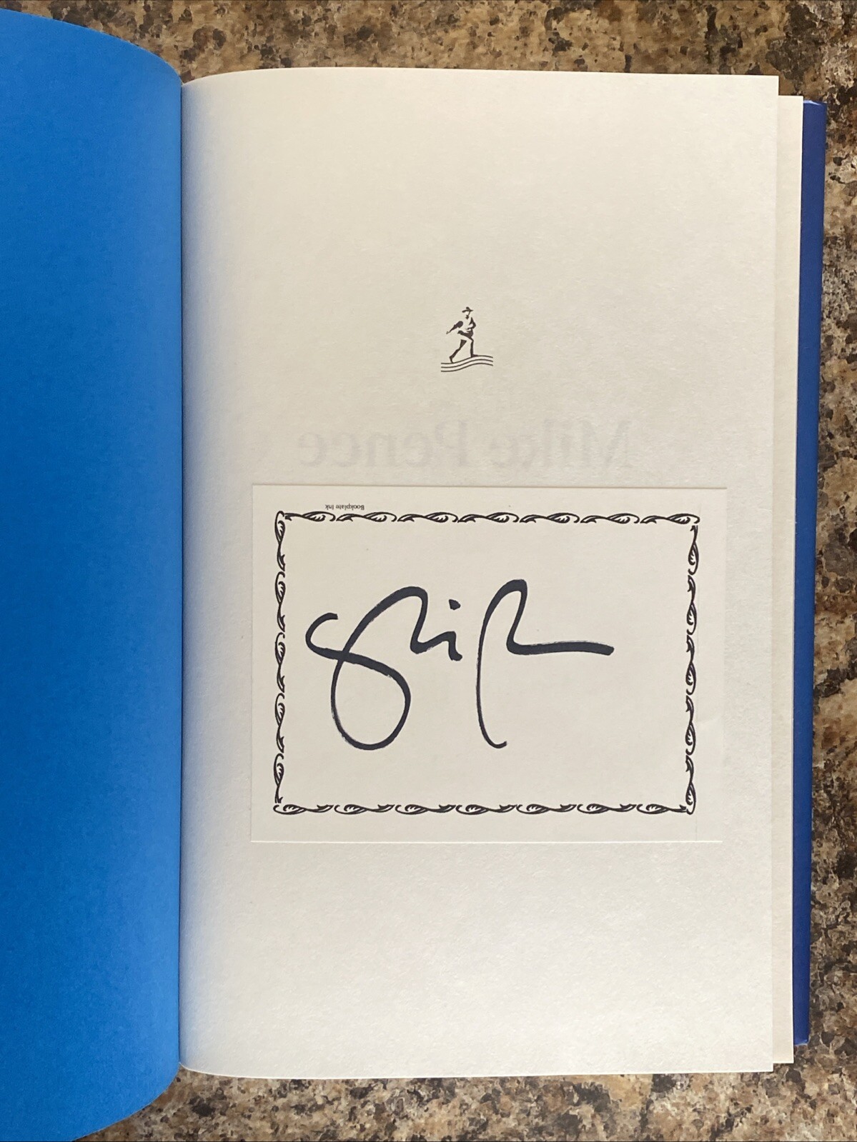 Go Home For Dinner SIGNED by Mike Pence – 1st Printing Near Fine HC
