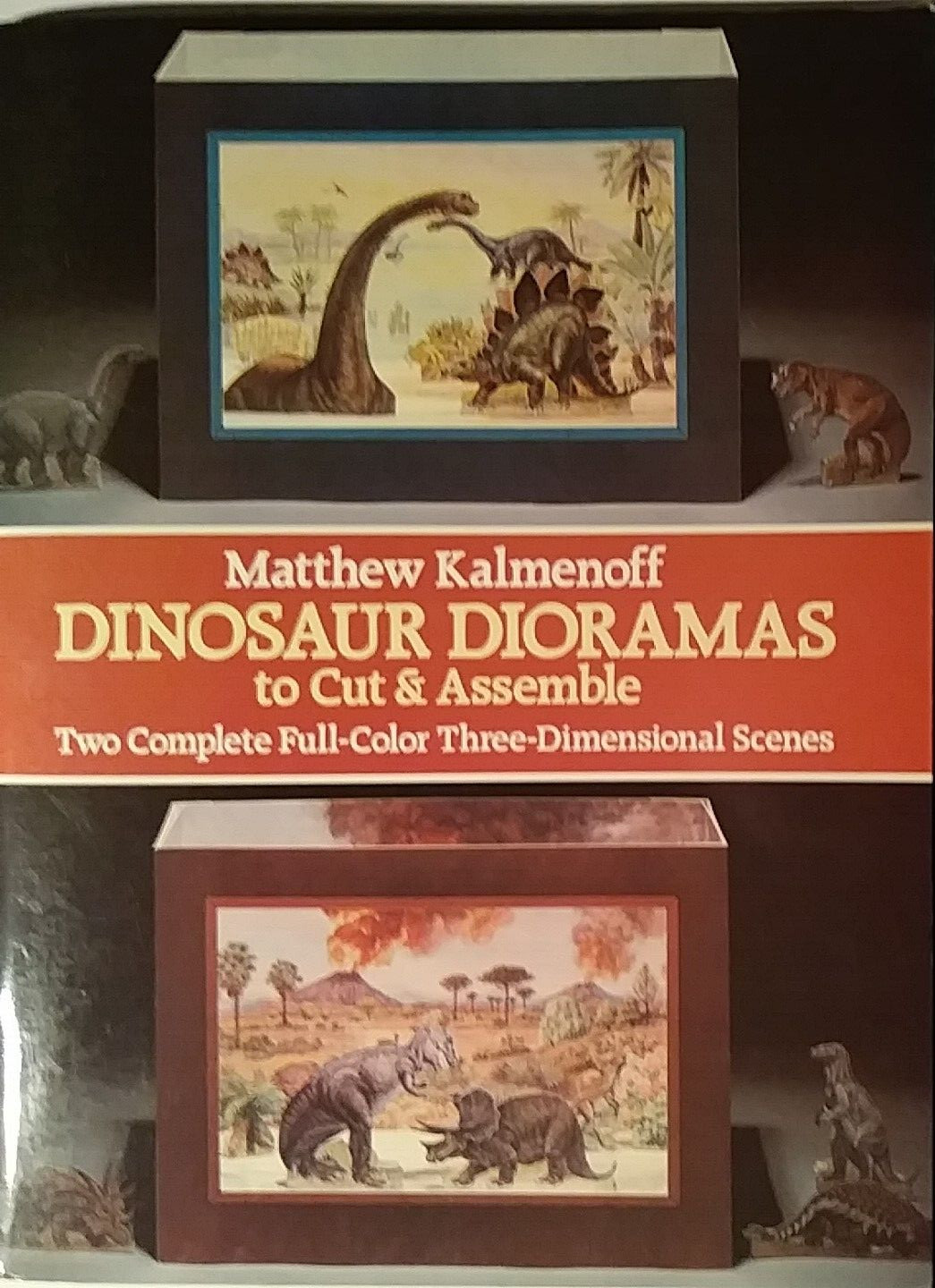 DINOSAUR DIORAMAS, DINOSAURS STICKER BOOK, CHOICE OF 1 ACTIVITY BOOK, NEW, MINT