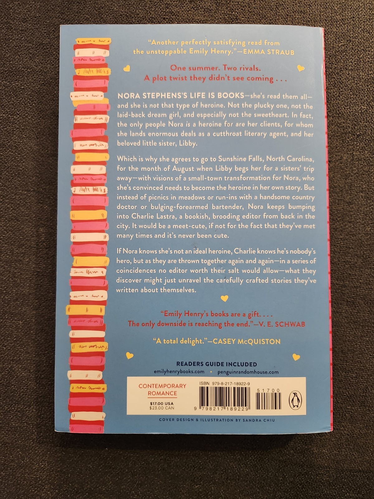Emily Henry Book Lovers Paperback 2022 Readers Guide Included