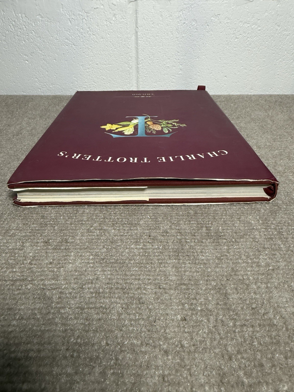 Vintage 1994 Charlie Trotter’s Cookbook Chicago Hardcover Ten Speed Press