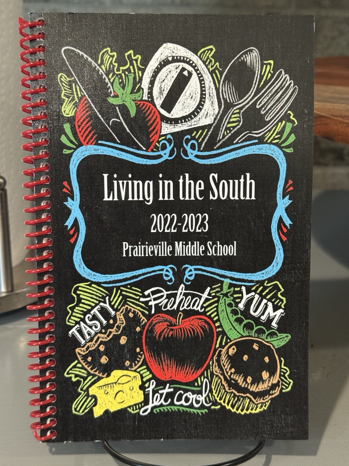 Living In The South 2022-2023 Prairieville Middle School COOKBOOK 82 pages