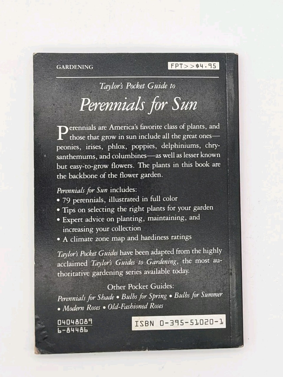 Taylor’s Pocket Guide to Perennials for – Paperback, by Gordon P. DeWolf – Good