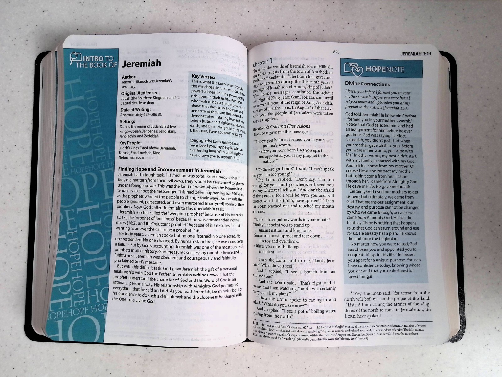 Hope for Today Bible – Notes/Encouragement by Joel & Victoria Osteen, Free Press