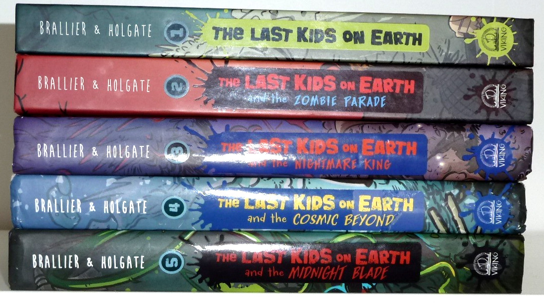 The Last Kids on Earth Book Hardcover LOT SET Of #1-5 by Max Brallier VG