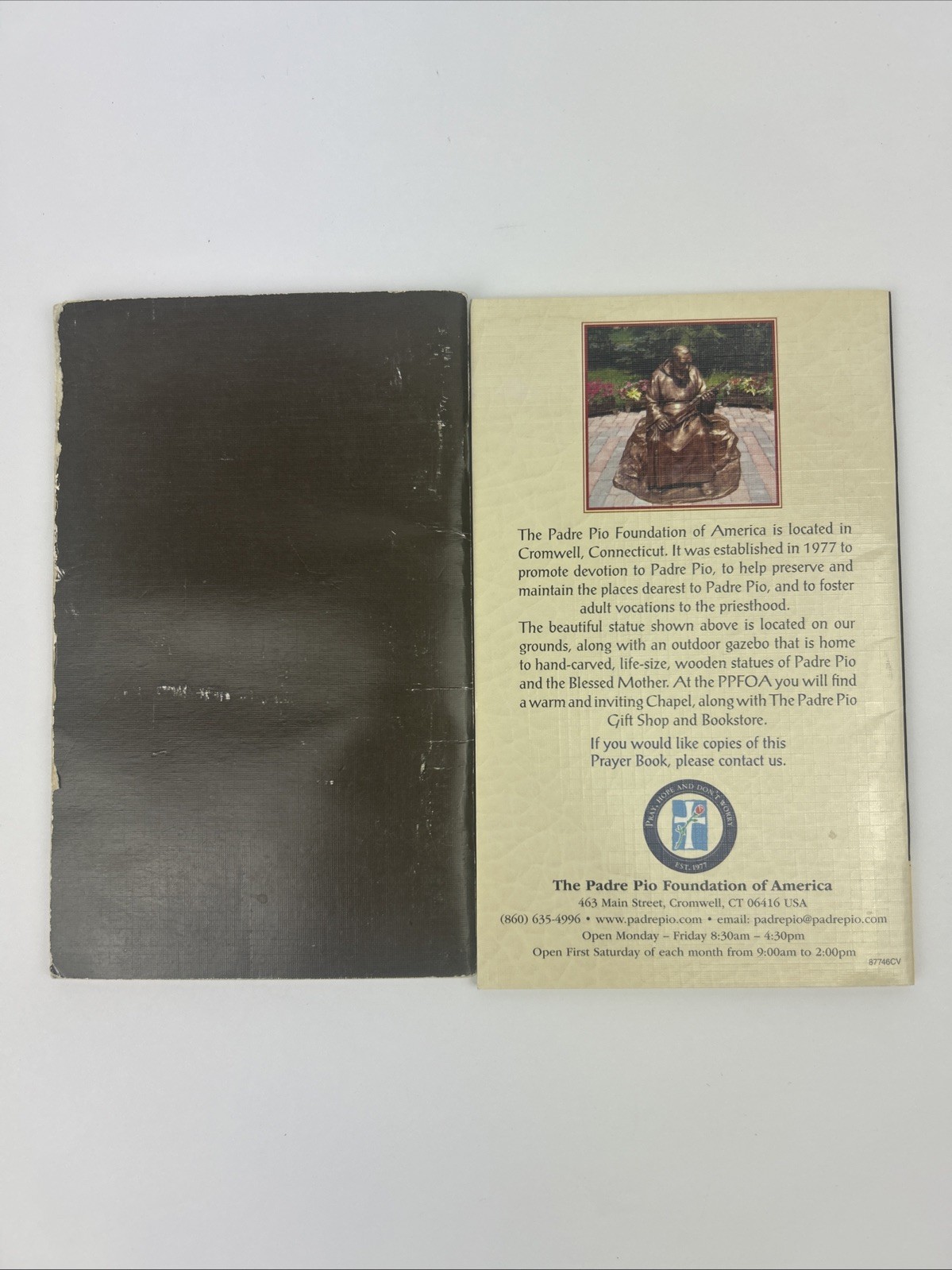 Vintage Lot Of 2 My Saint Pio Prayer Book Prayers from Padre Pio Foundation