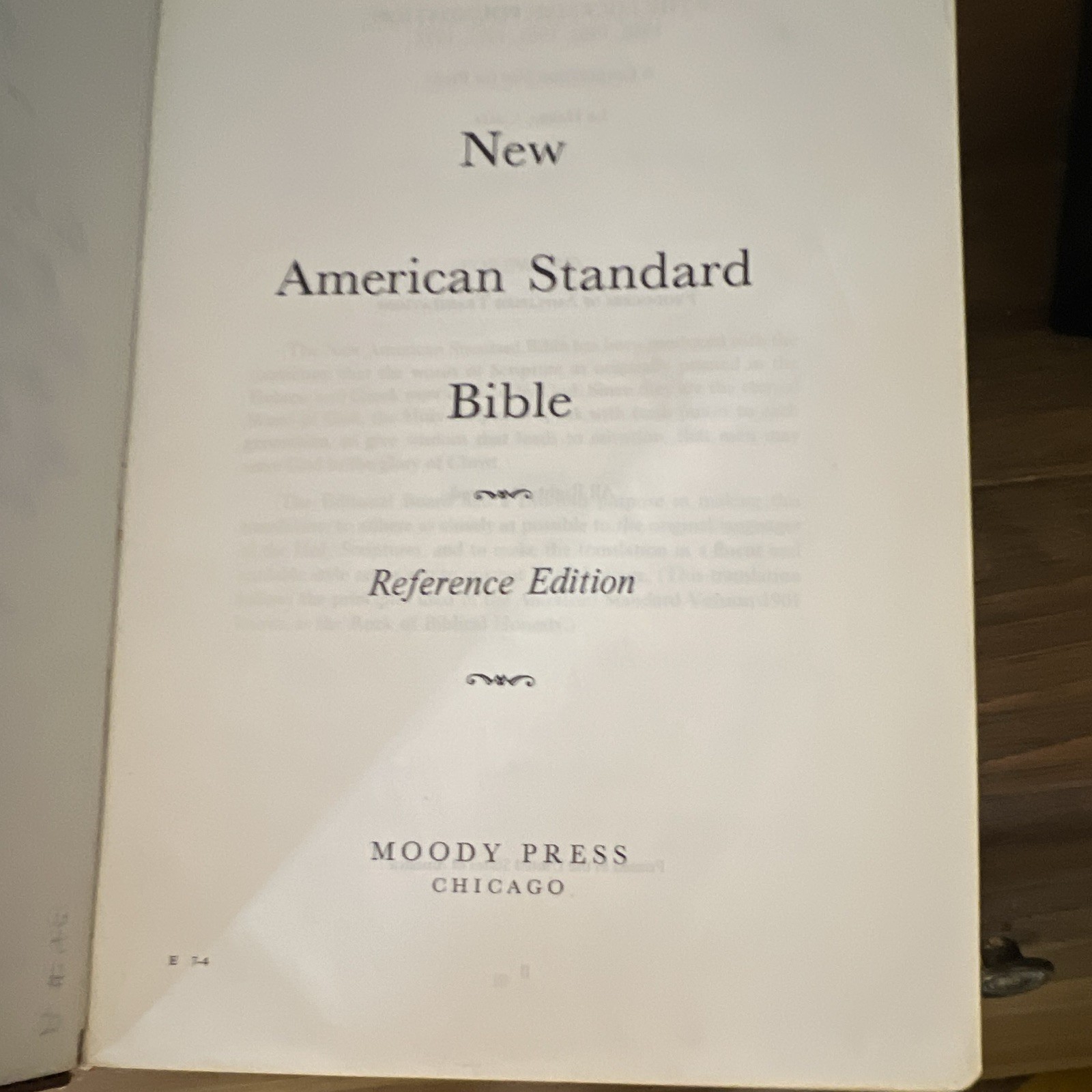 New American Standard Bible Moody Press NASB Reference Edition Concordance HC Vt