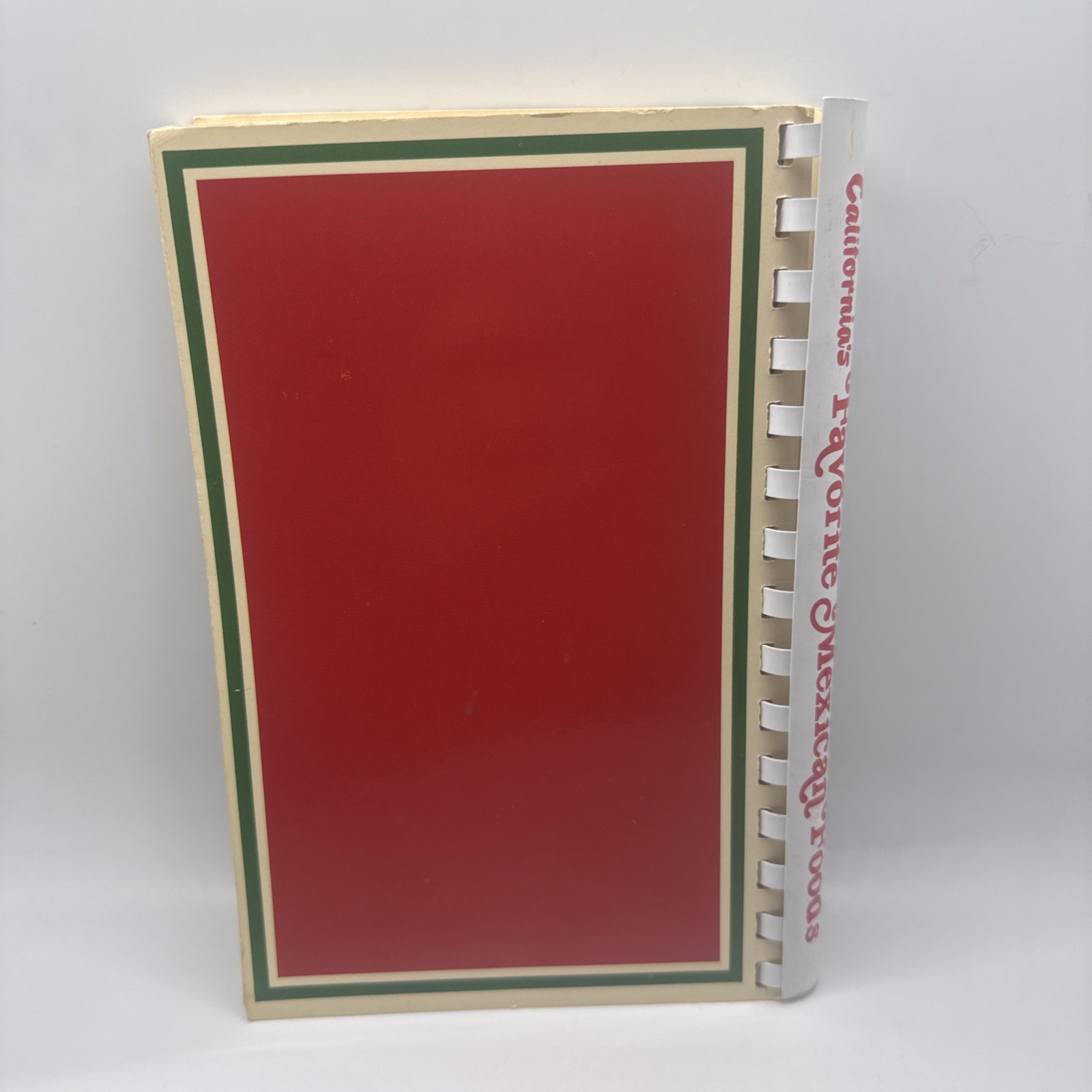 Vintage Spiral Bound Cookbook California’s Favorite Mexican Foods Recipes