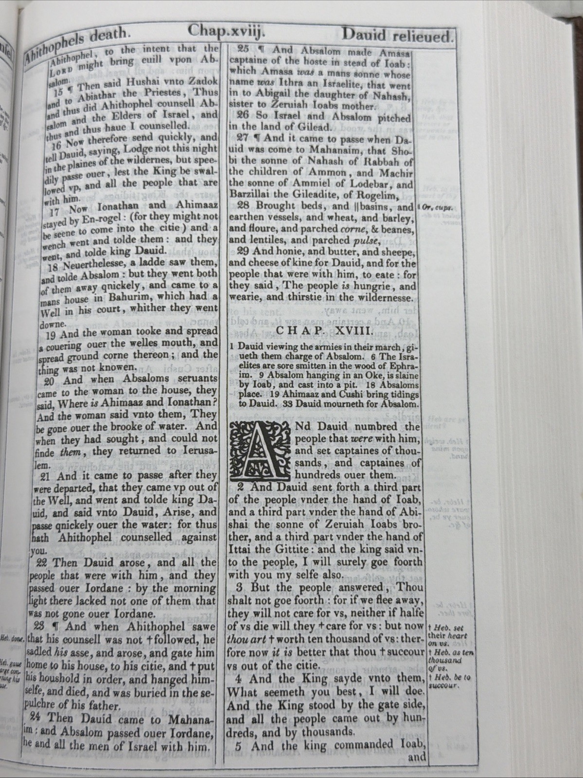 The Holy Bible: King James Version 1611 Edition HC Hendrickson 2018