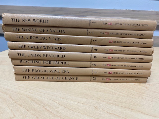 Lot of 8 The Life History of the United States Mixed volume set Hardcover books