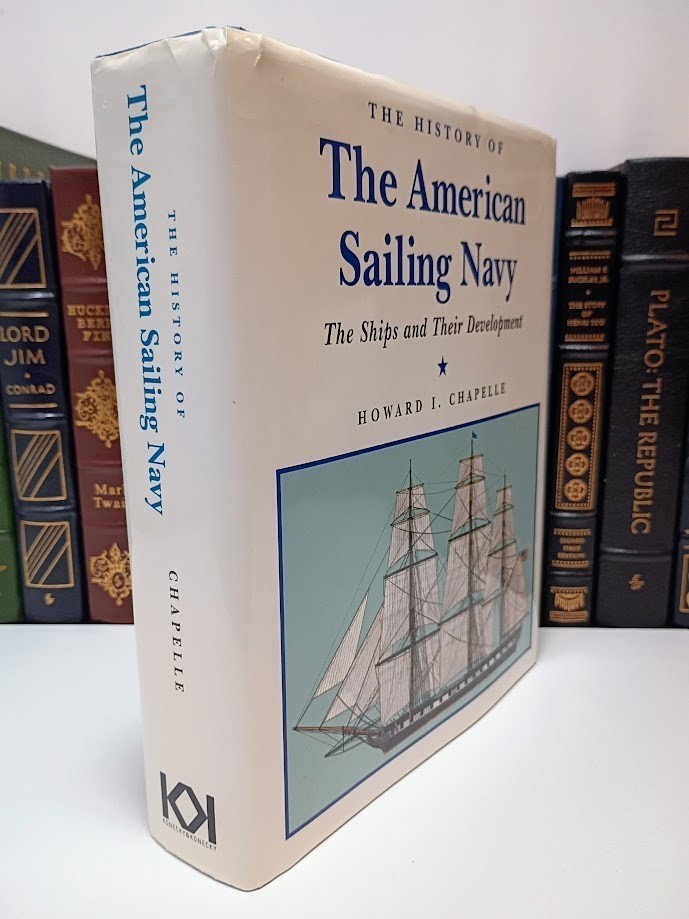 History of American Sailing Navy Chapelle Ships & Development Blueprints VG