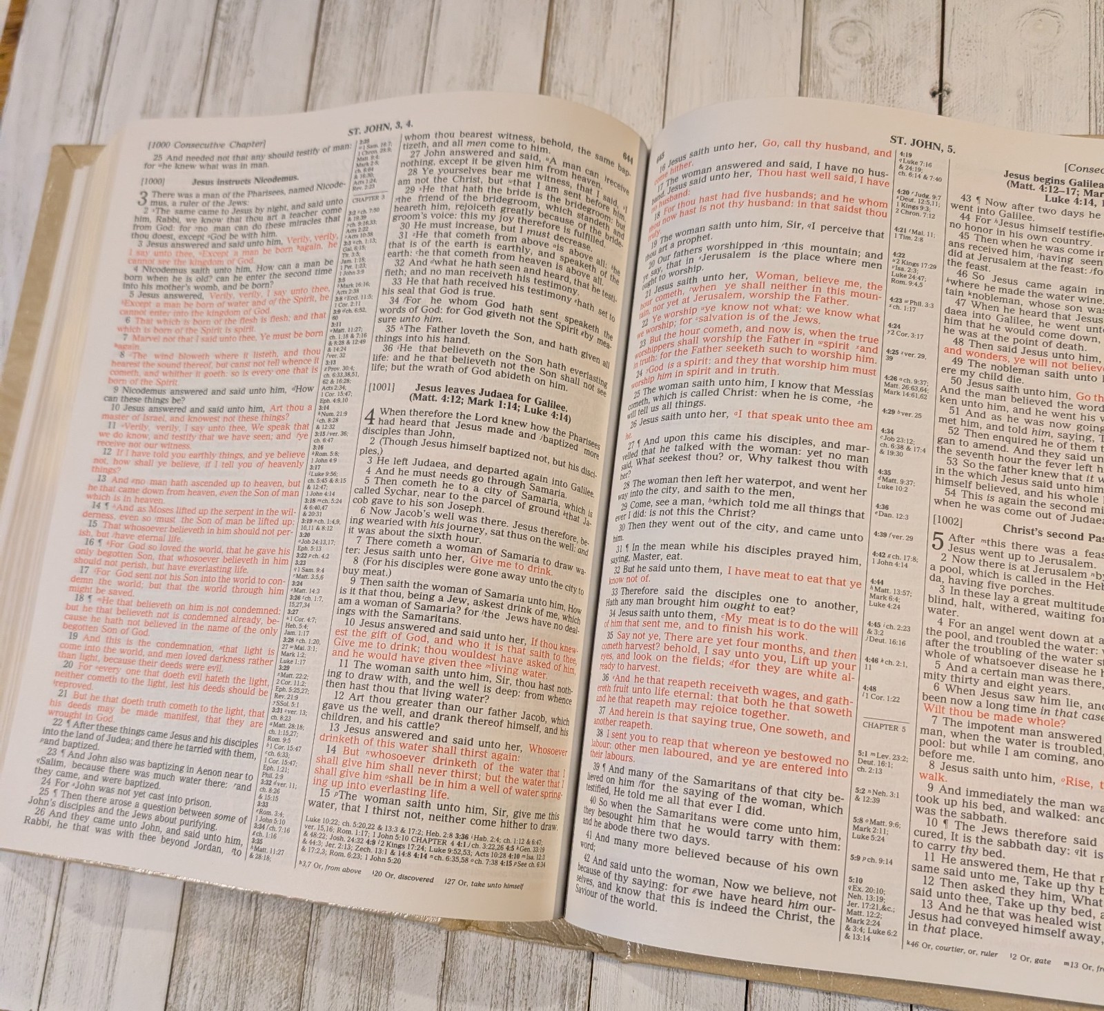 Holy Bible King James Master Reference Edition Heirloom Bible 1988 DeVore & Sons