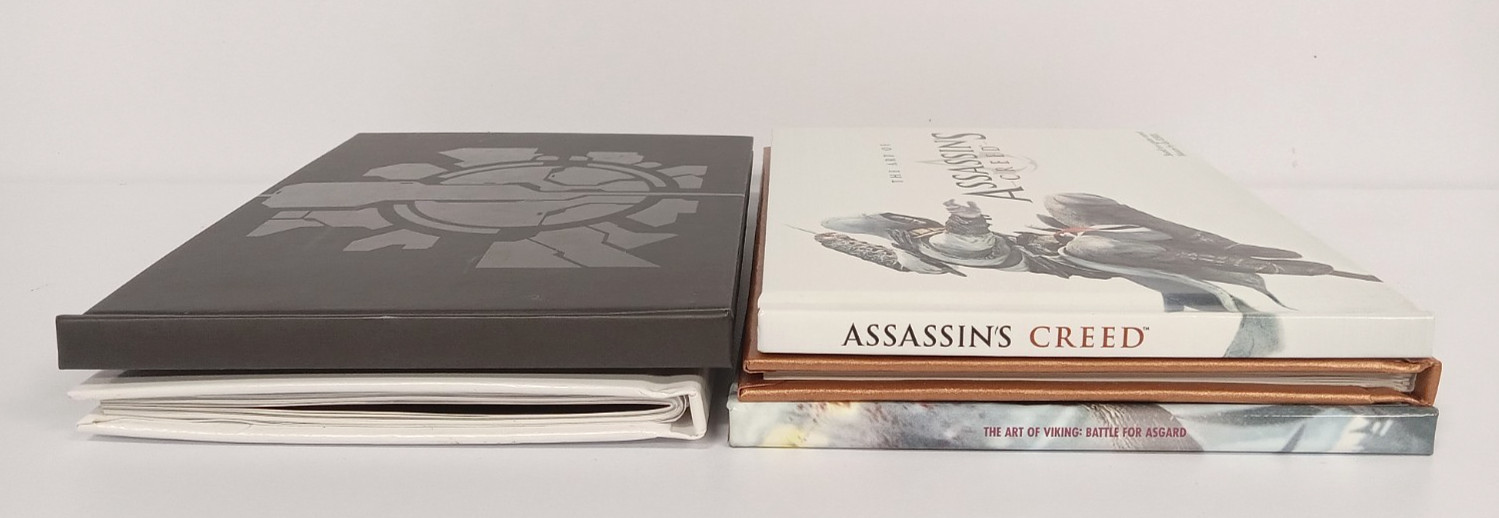Lot of 5 Promo / Preorder Bonus Video Game Artbooks – Nice Shape, Free Shipping!