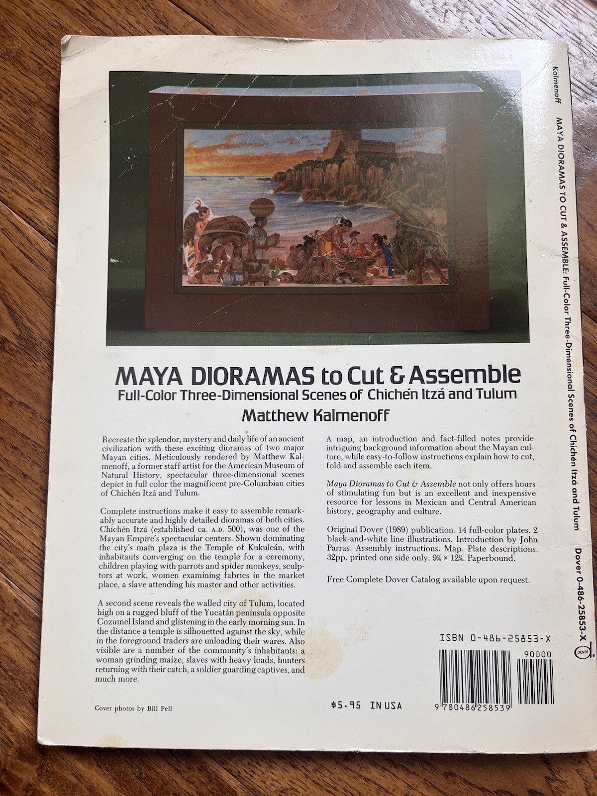 MAYA DIORAMAS TO CUT AND ASSEMBLE: FULL-COLOR 3D SCENES OF By Matthew Kalmenoff