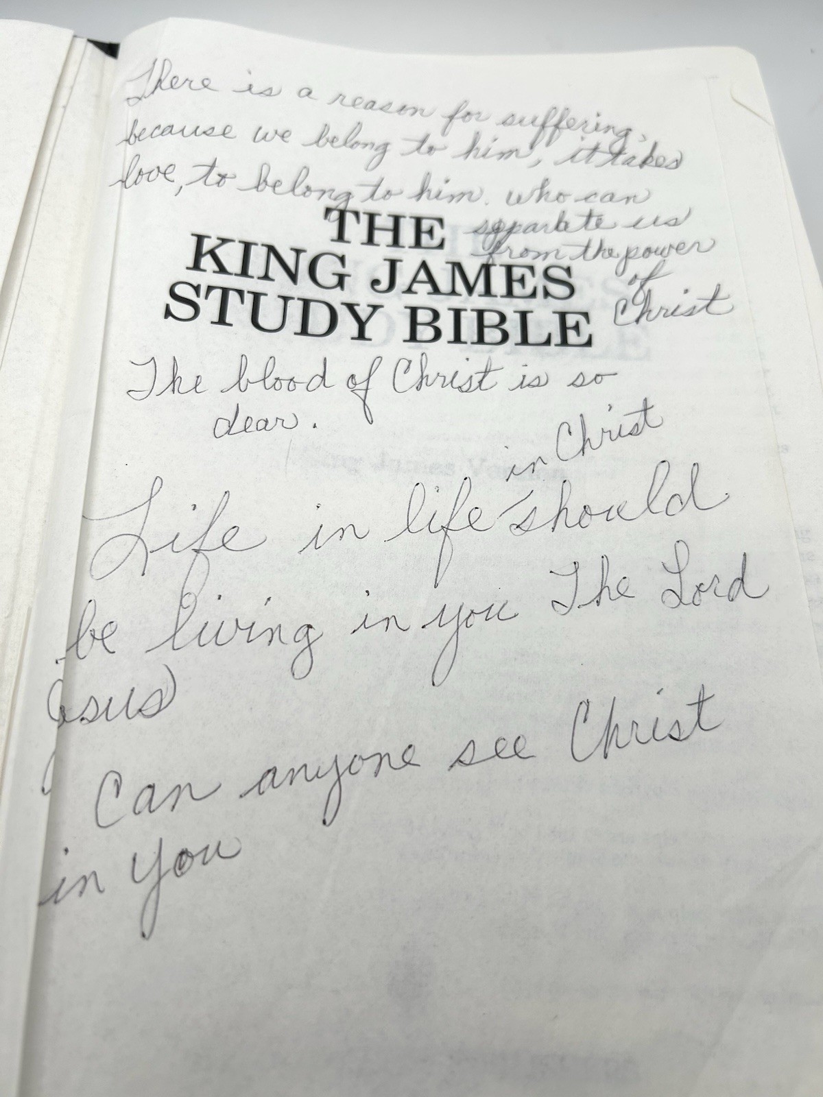 The King James Study Bible Black Bonded Leather Indexed Nelson 135 1988