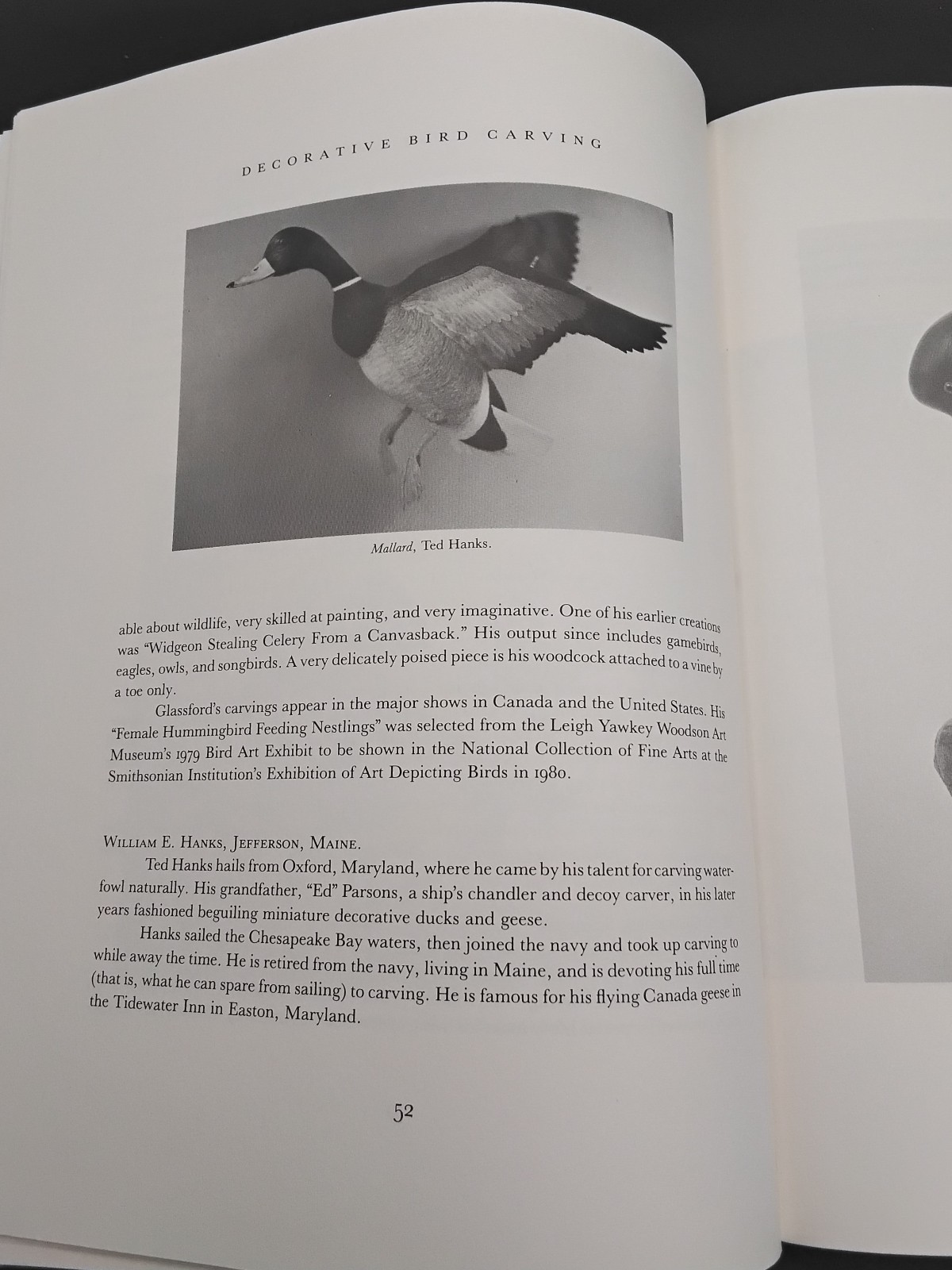MASTERS OF DECORATIVE BIRD CARVING By Anne Small – Hardcover 1981