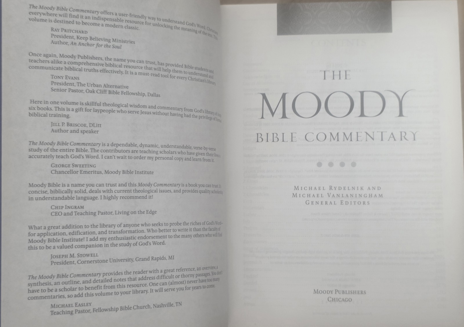 Moody Bible Commentary by Trevor J. Burke (2014, Hardcover)