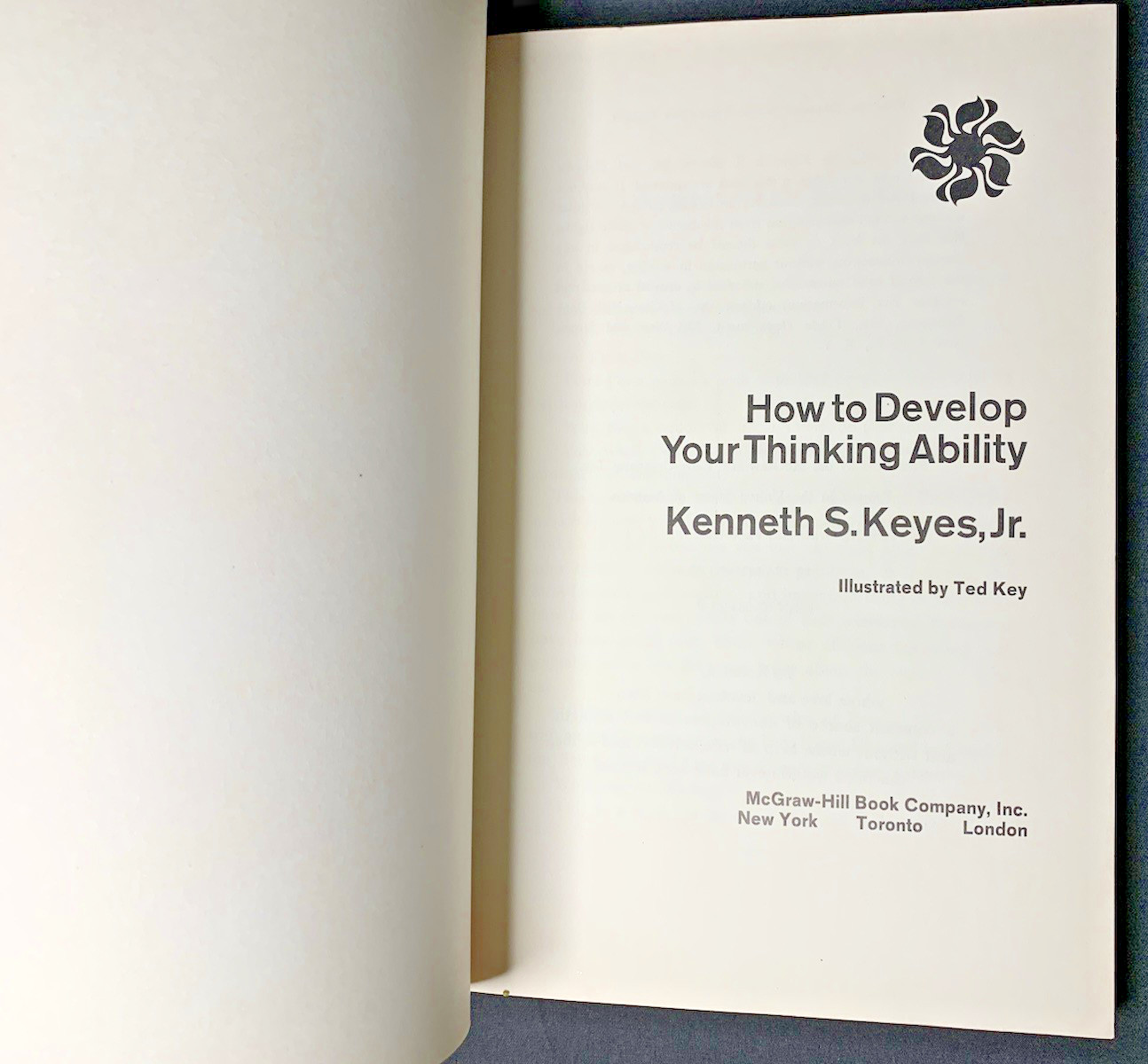 How to Develop Your Thinking Ability Kenneth Keyes 1st PB 1963 Ted Key Cartoons