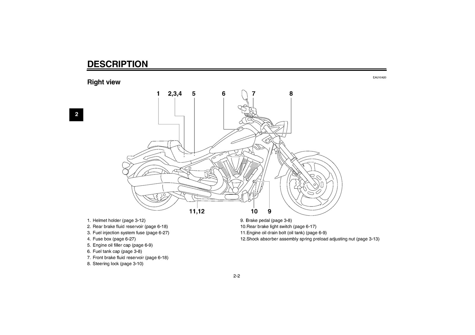 YAMAHA XV19CSX XV19CX Raider Motorcycle Owners Manual – WIRE BOUND – COVERS