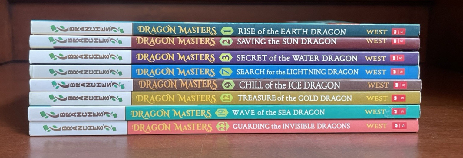 Dragon Masters Lot of 8 Children’s Chapter Books by Tracey West ~ Branches