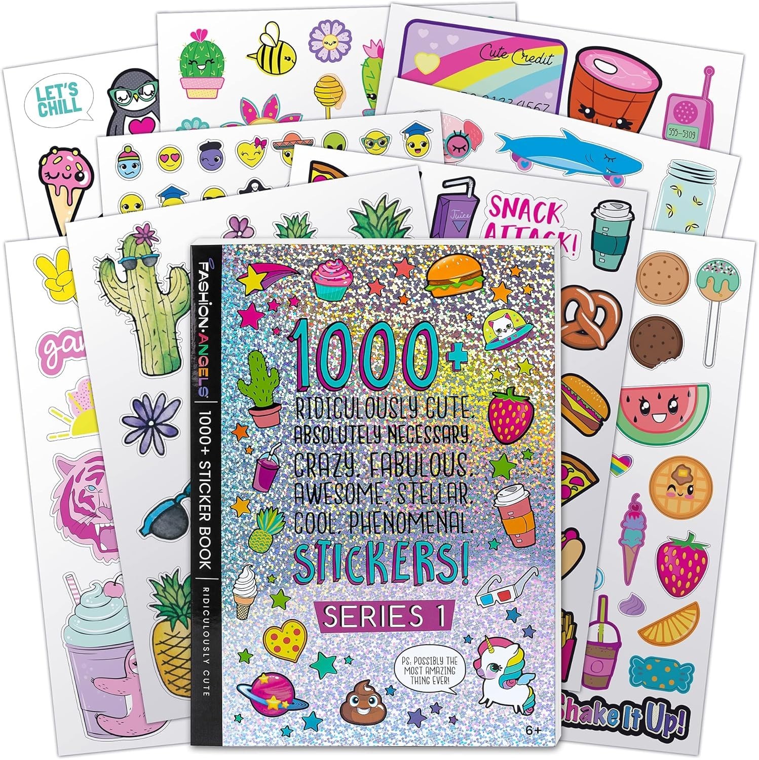 Diverse 1000+ Assorted Stickers for Kids – Scrapbooking, Planners & Fun Rewards
