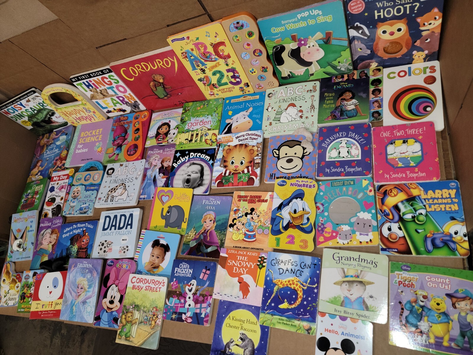 Lot of 50 Children BOARD Hardcover BABY TODDLER DAYCARE PRESCHOOL Kids BOOKS MIX