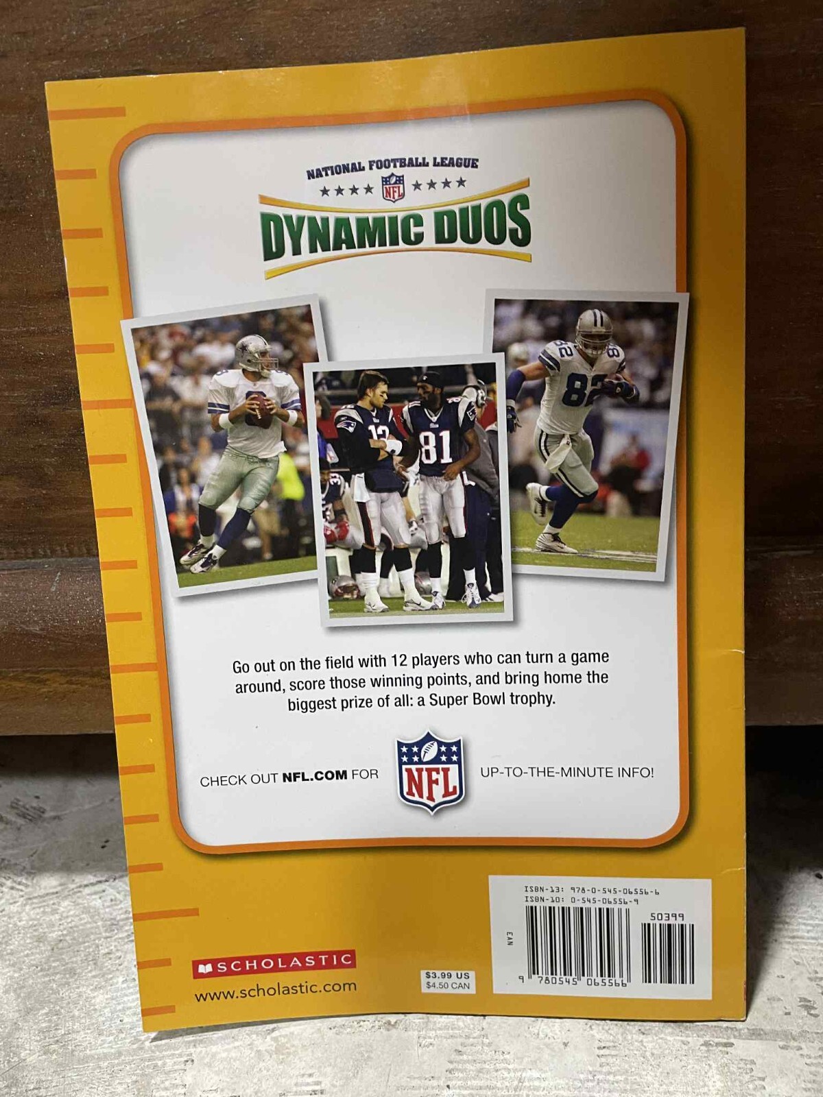 Lot of 2 football books by Tim Polzer: NFL Rising Stars and Dynamic Duos
