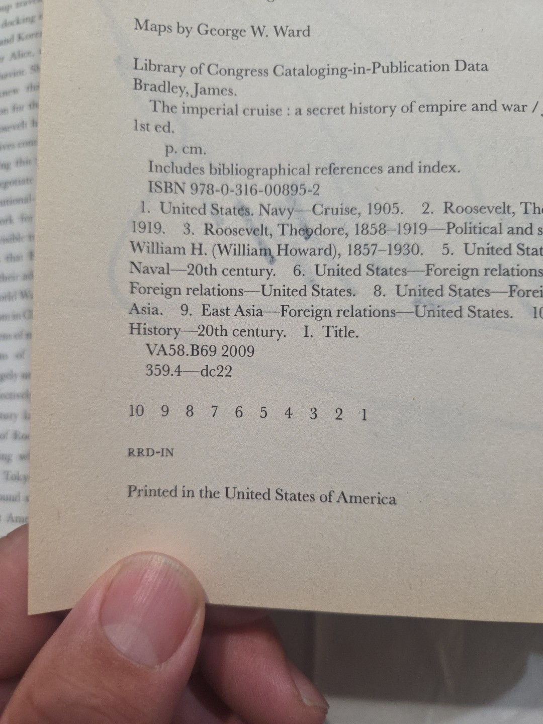 Signed Copy Of The Imperial Cruise By James Bradley