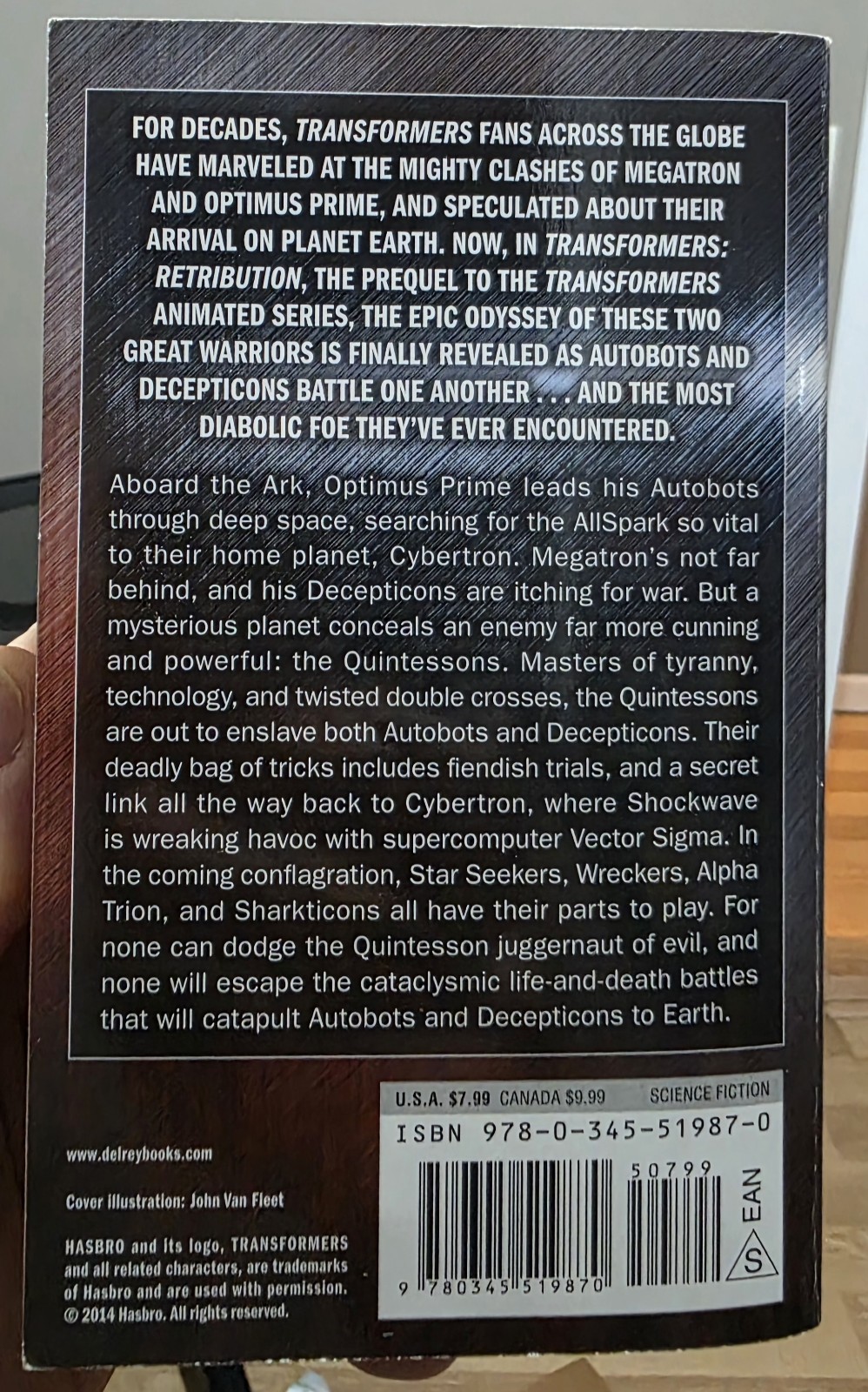 Transformers: Retribution by Mark Williams and David J. Williams (2014)