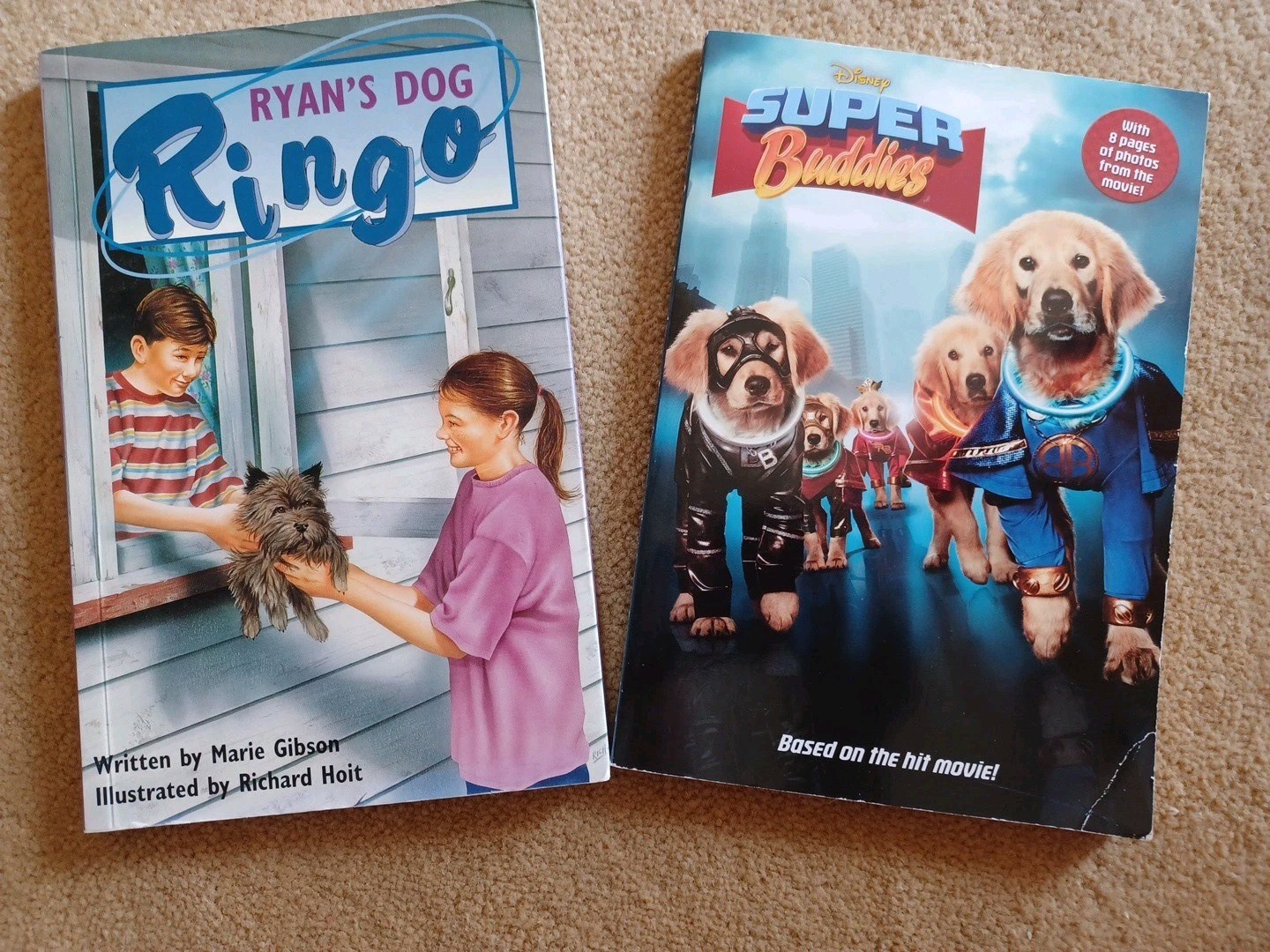 Lot of 3 Vintage Children’s Dog Books – 1 Hardcover ; 2 Softcover