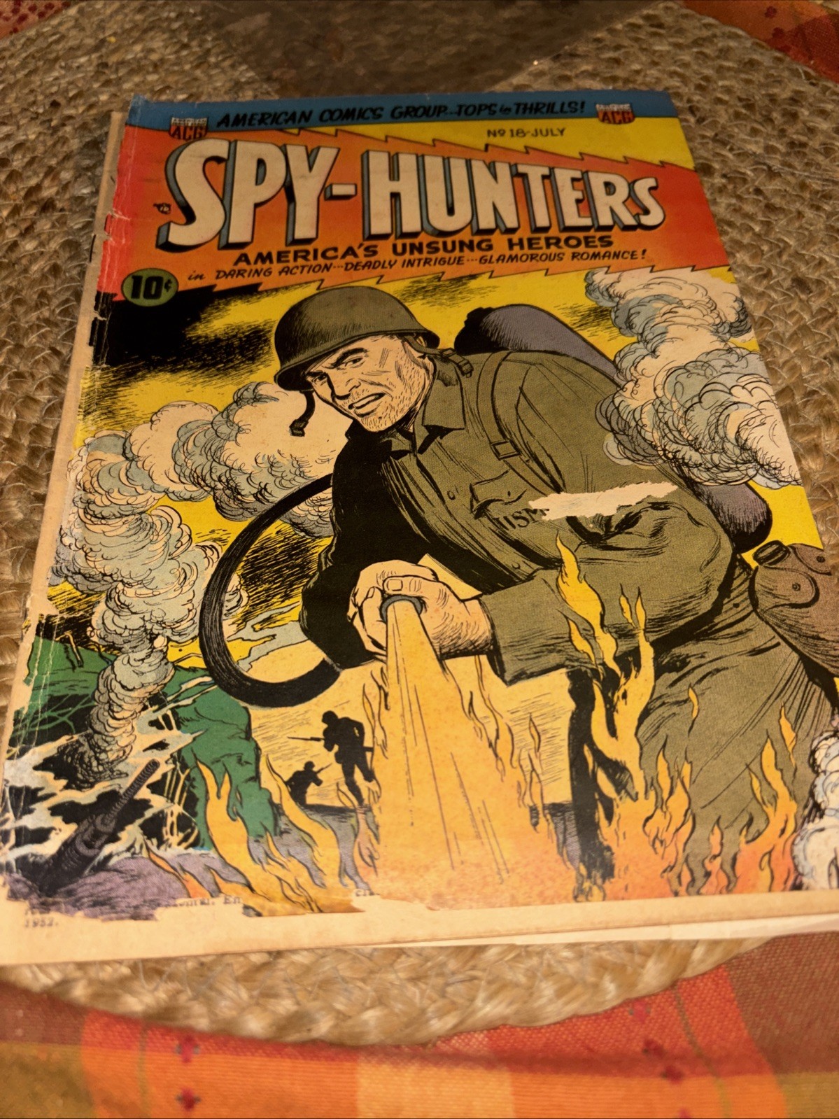 SPY-HUNTERS #16 AND 18 #16 Al Williamson # 18 Flamethrower Cover Precode !