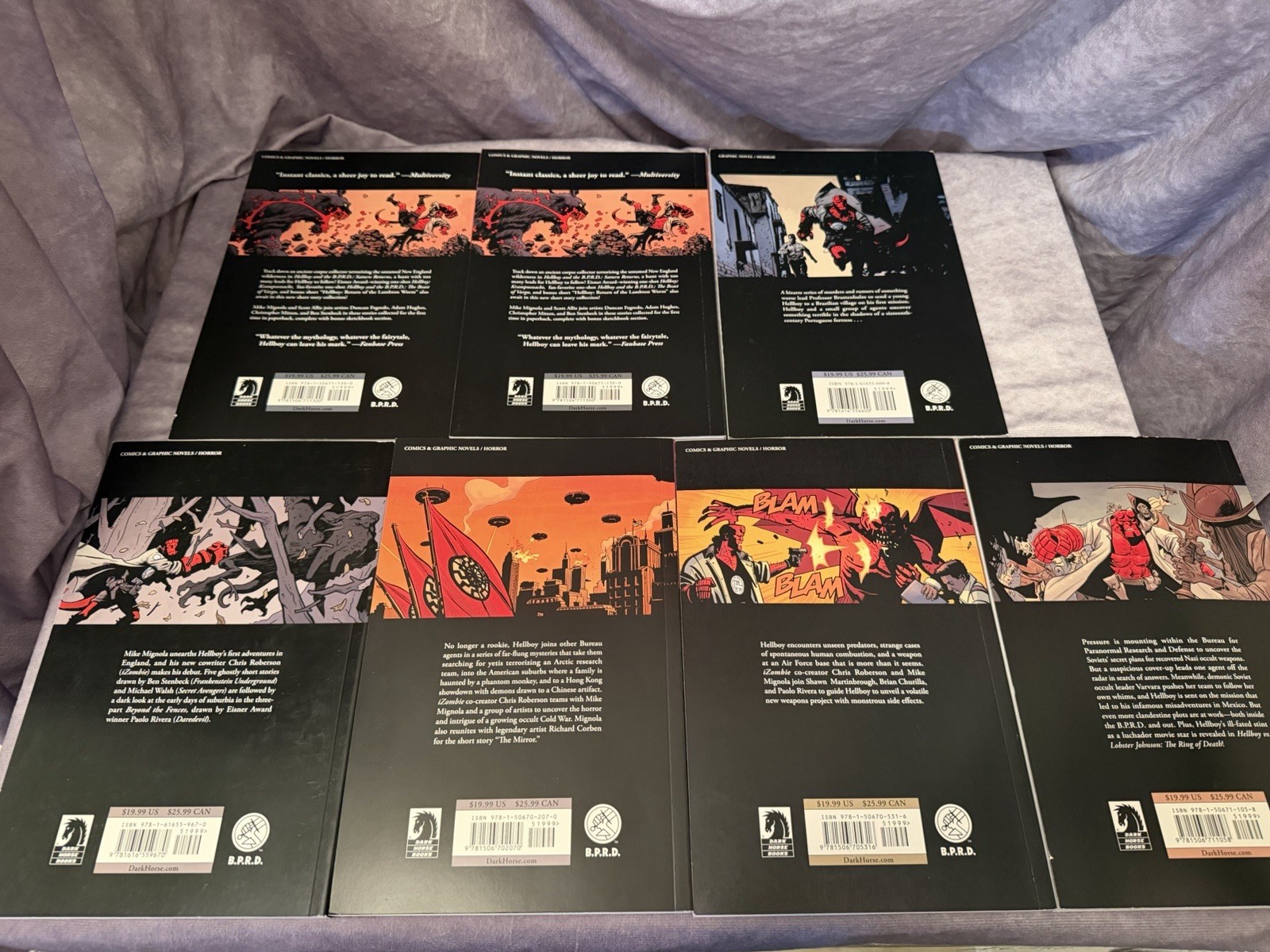 Hellboy BPRD Lot TPB Mike Mignola Graphic Novel Collection