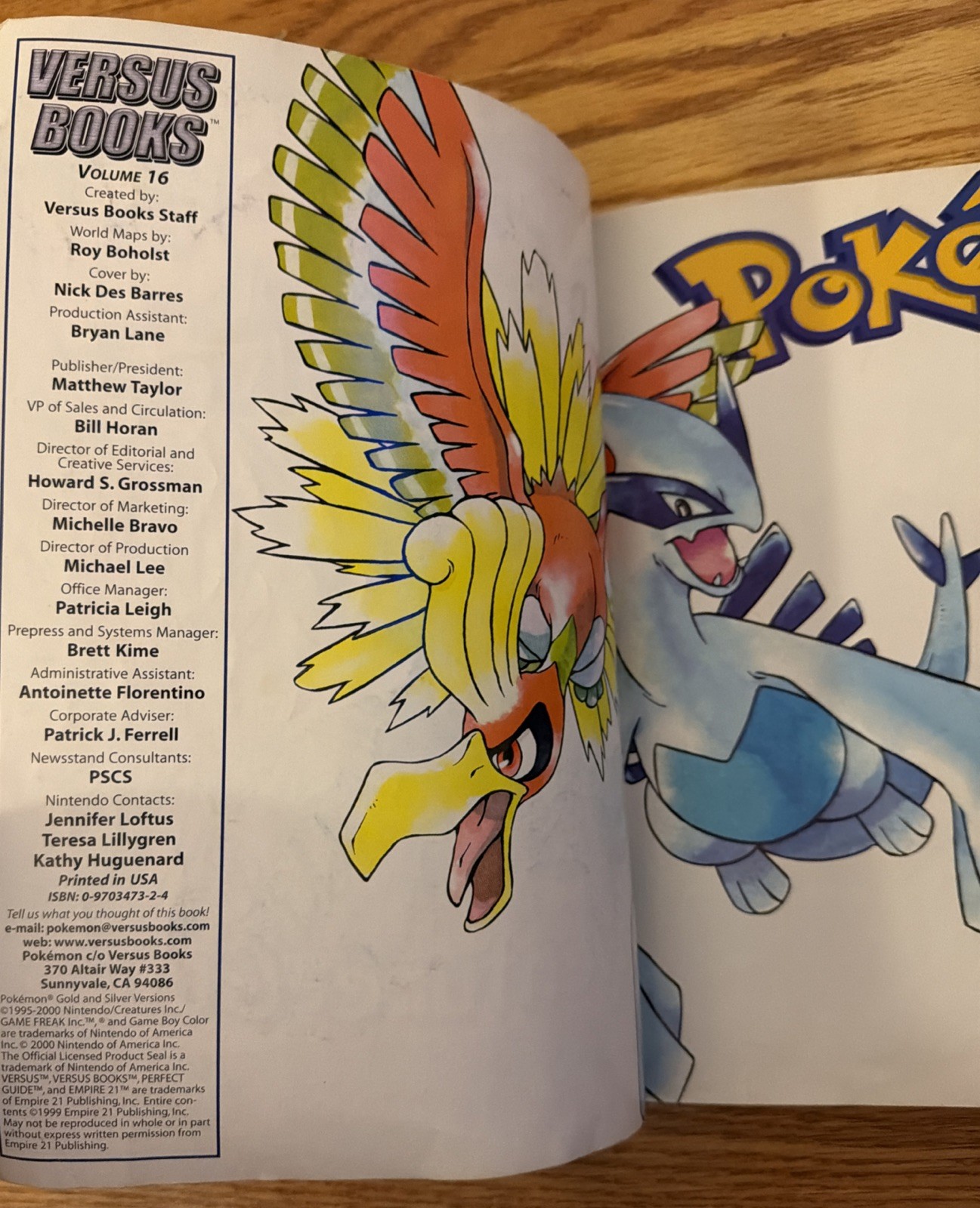 Pokemon Gold & Silver Versus Adventure Strategy Guide No Poster