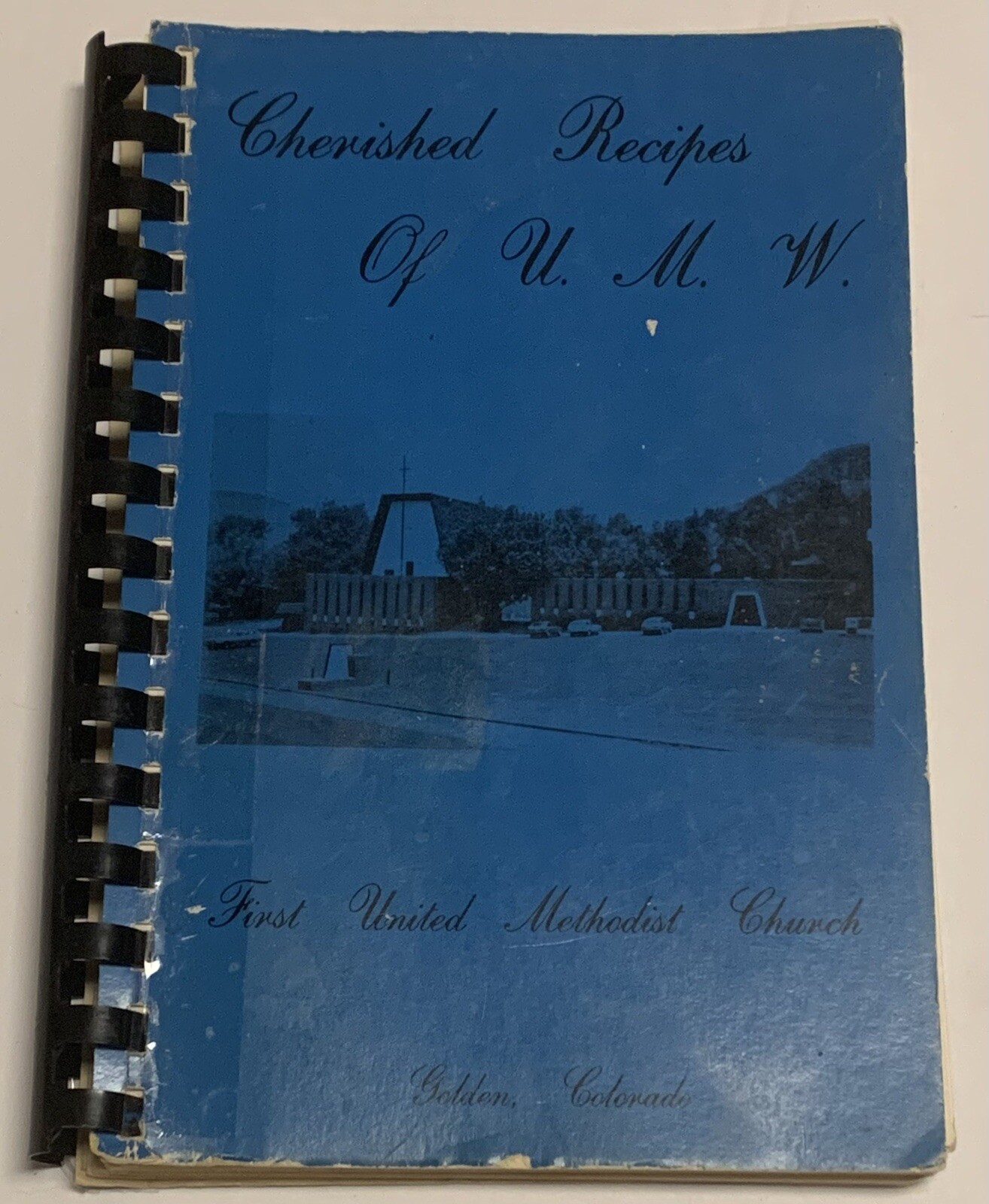 Vtg First United Methodist Church Cherished Recipes Cookbook Golden Colorado CO