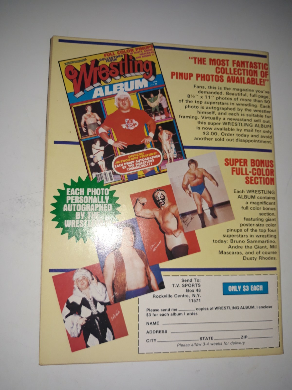 Inside Wrestling Magazine May 1979 Ricky Steamboat Dusty Rhodes Bob Backlund