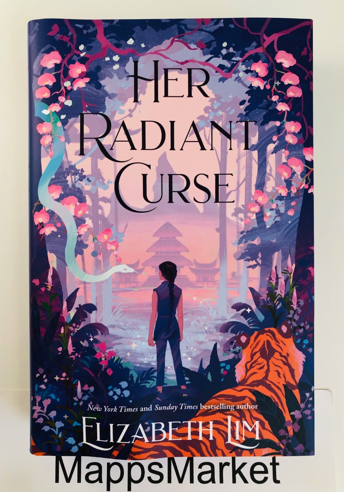 SIGNED Her Radiant Curse by Elizabeth Lim FAIRYLOOT EXCLUSIVE Stenciled Edge NEW