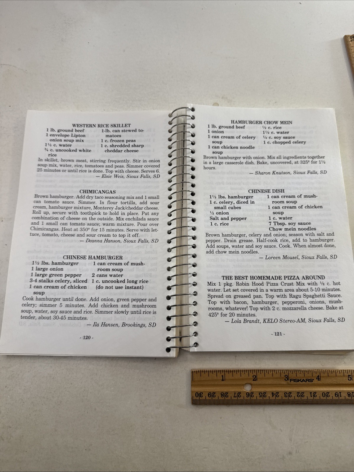 Sioux Falls South Dakota SD Cookbook Vintage 1980s KELO Radio Station Midwestern