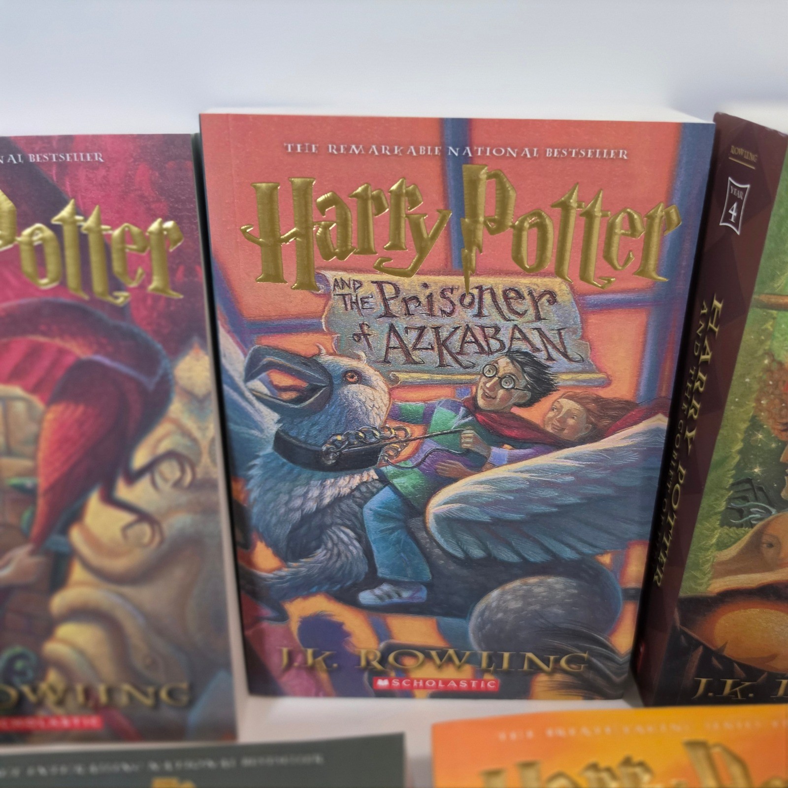 Harry Potter Complete Series 1-7 Paperback Book Set JK Rowling Scholastic