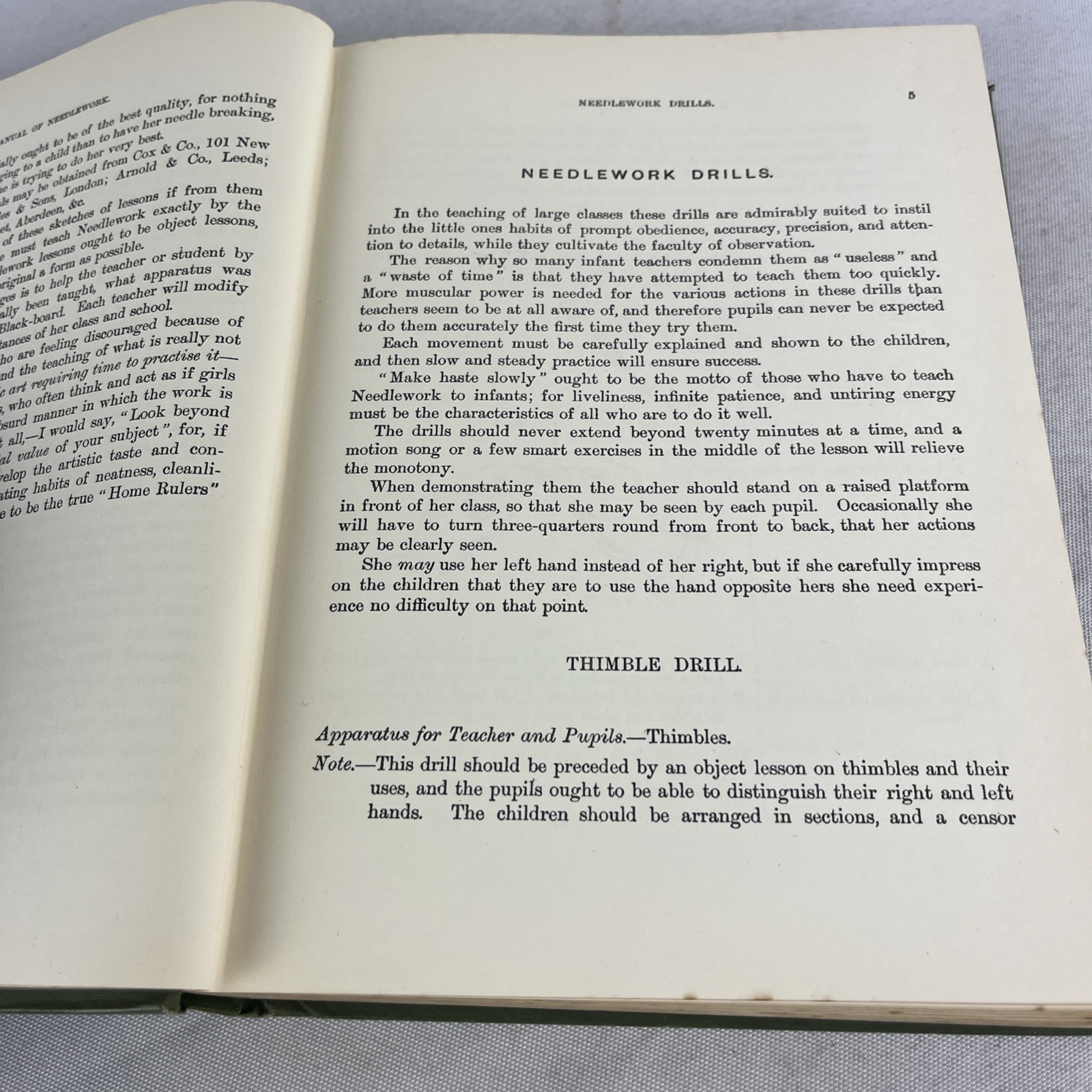 Manual of Needlework & Cutting Out – Agnes Walker – HC – Seventh Edition – 1911