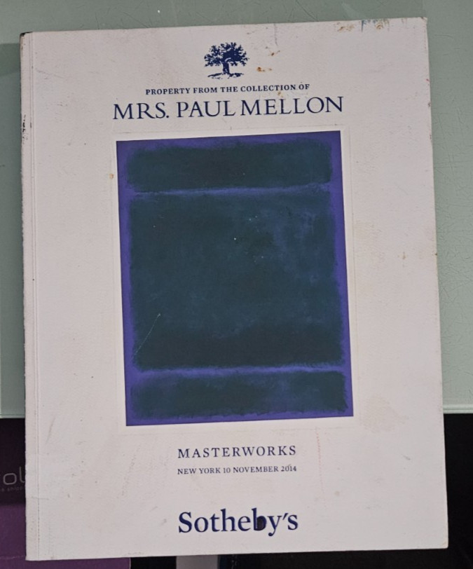 18 PAGES OUT sothebys MRS. PAUL MELLON MASTERWORKS I catalogue 18 PAGES TORN OUT