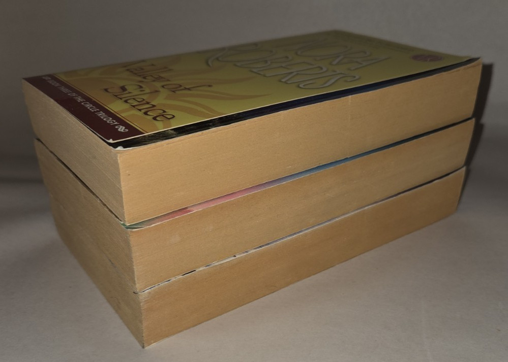 Nora Roberts Circle Trilogy Complete 3 MM Pbs. Morrigan’s Cross Valley Silence