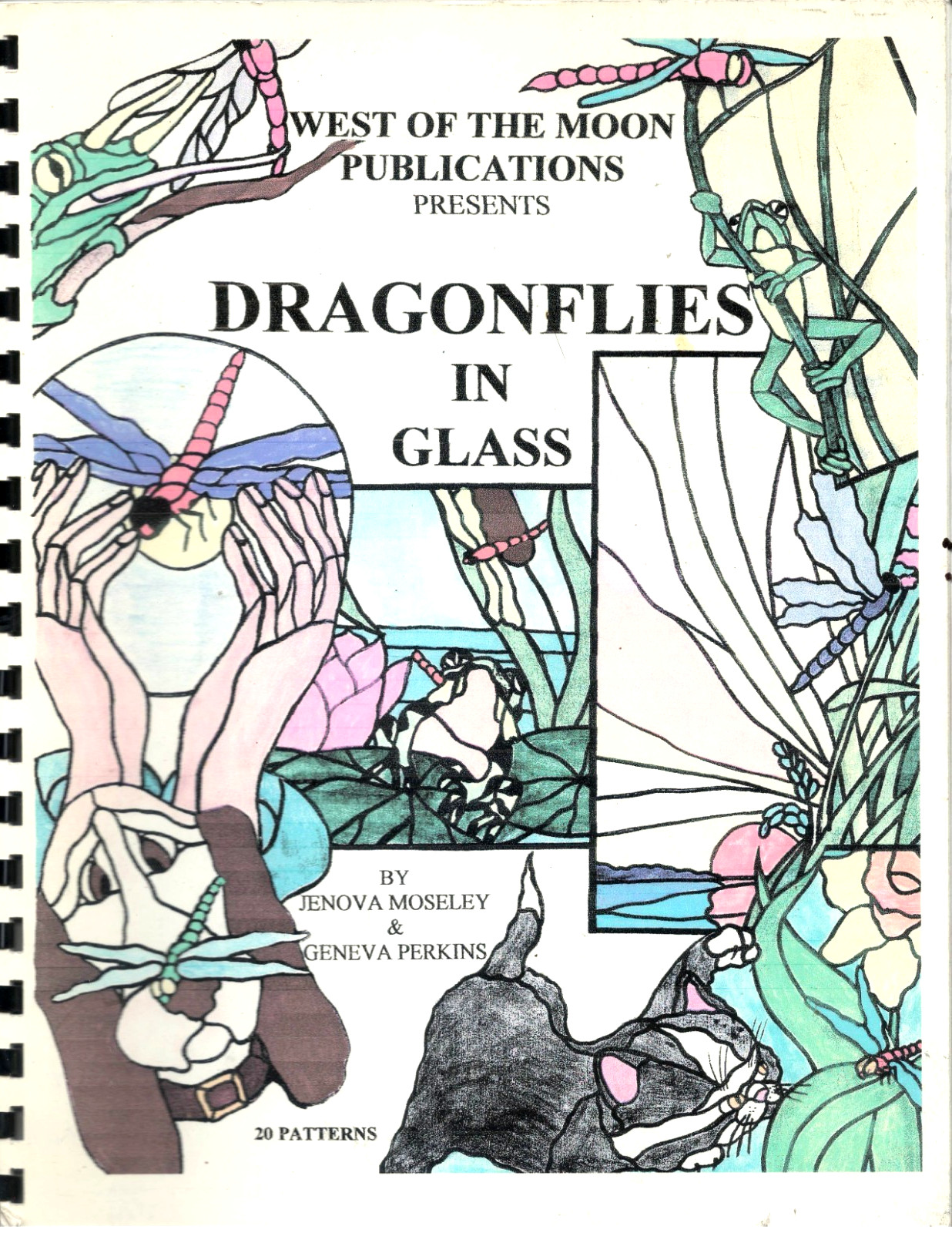 Dragonflies in Glass – 20 Patterns – Stained Glass – Moseley & Perkins